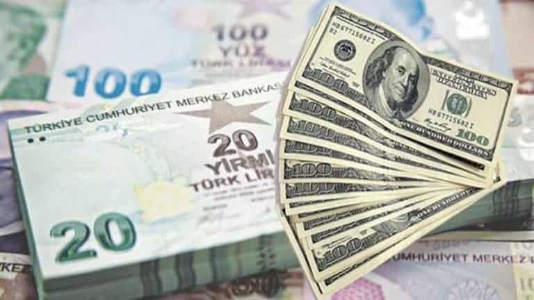 تراجع الليرة التركية أمام الدولار الأمريكي