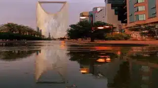 غرق شوارع الرياض